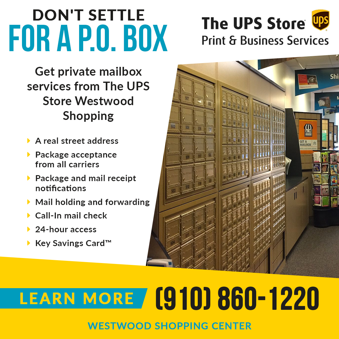 TheUPSStore2974's tweet image. A business owner who does not intend to have customers come to his or her home would do well to invest in a private mailbox. For more information visit us at 1l.ink/4GL2NRW or call us at (910) 860-1220. #mailboxservices