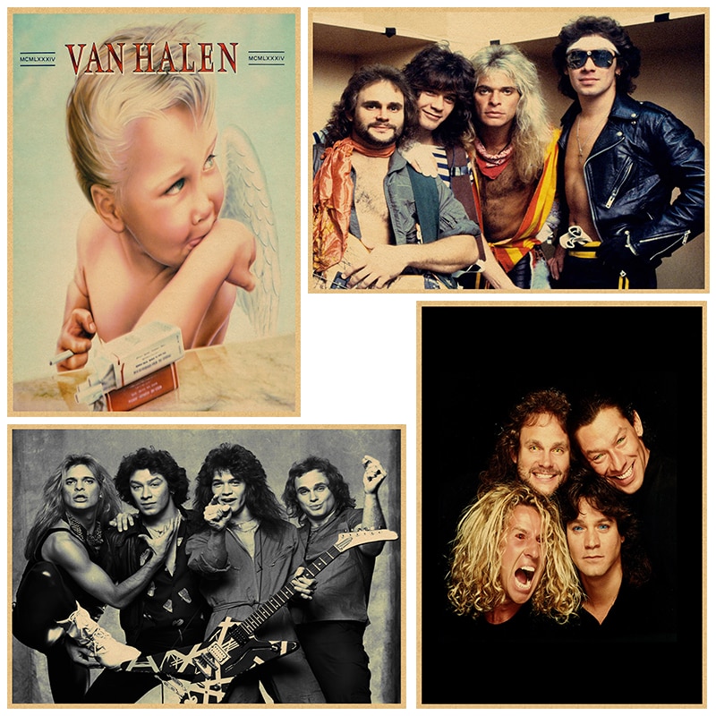 New post (Van Halen Posters.Retro-rock band poster wallpaper home decorative heavy ...) has been published on  - velocidog.com/product/van-ha…