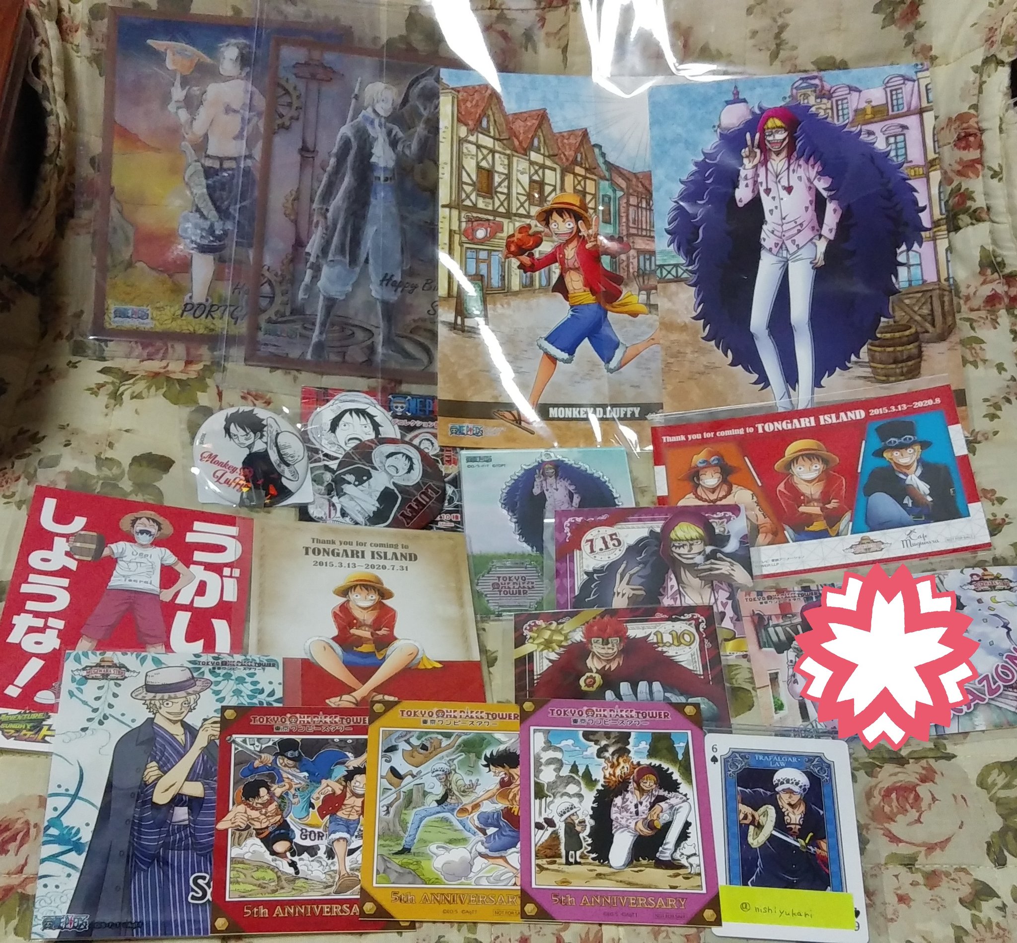 カイリ 固定必須 交換 ワンピース One Piece 譲 東京ワンピースタワー バースデークリアシート サボ エース バースデーリンクシート ルフィ コラソン アクスタ コラソン 5周年ブロマイド サボ 曜日別扉絵ステッカー 月火土 サンクスカード ルフィ