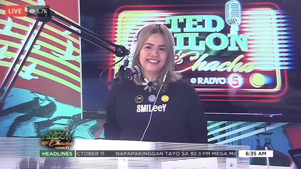 _danielyap's tweet photo. My new weekday morning habit. Ted Failon / @_djchacha sa Radyo 5. 😁😊📻

#RadyoSingko923NewsFM  
#ChaTed 
#TedFailon 
#DJChacha https://t.co/f3ZFeWCW3e