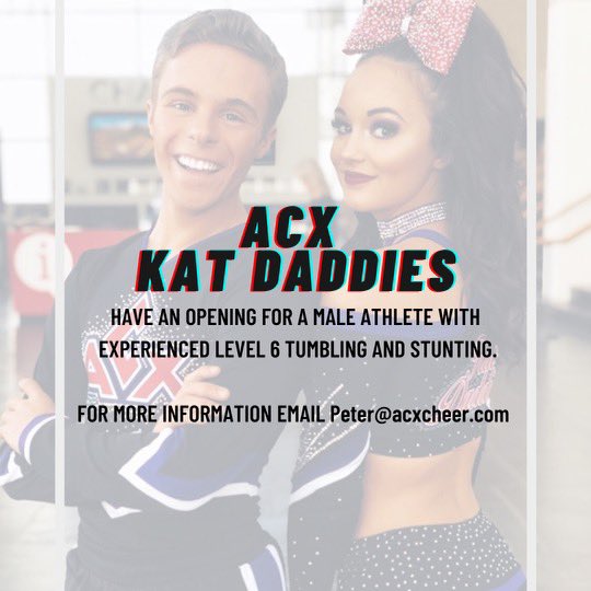 Contact me at peter@acxcheer.com ‼️