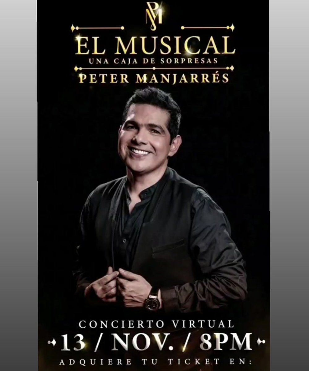Este es el plan para el 13 Nov.  Arma tú combo 8:00pm EL MUSICAL "Una Caja De Sorpresas" no te pierdas el tan esperado Concierto Virtual del Peterismo ingresa ya mismo al link passline.com/eventos?page=4  <a href="/petermanjarres/">petermanjarres</a> <a href="/tatabecerraq/">Maria Alexandra</a> <a href="/juankvega1/">JuanK Vega</a> <a href="/peterismobogota/">PeterismoBogota</a> <a href="/AuRaTunjo24/">Aura Tunjo</a>