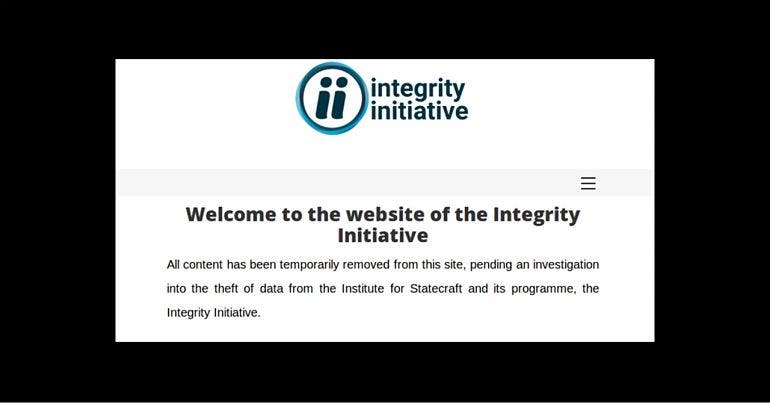 Thread: The Integrity Initiative-Where our propaganda and censorship is coming from. Nearly everything clicks right in place here. 11-23-18 Anon hacked them and produced the docs for the world. The org admitted the docs were real and shut the site down. https://larouchepub.com/eiw/public/2019/eirv46n03-20190118/05-15_4603.pdf