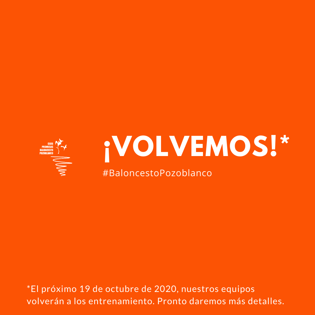 ¡ATENCIÓN!

#BaloncestoPozoblanco ⛹🏻‍♀️⛹🏻‍♂️🏀
