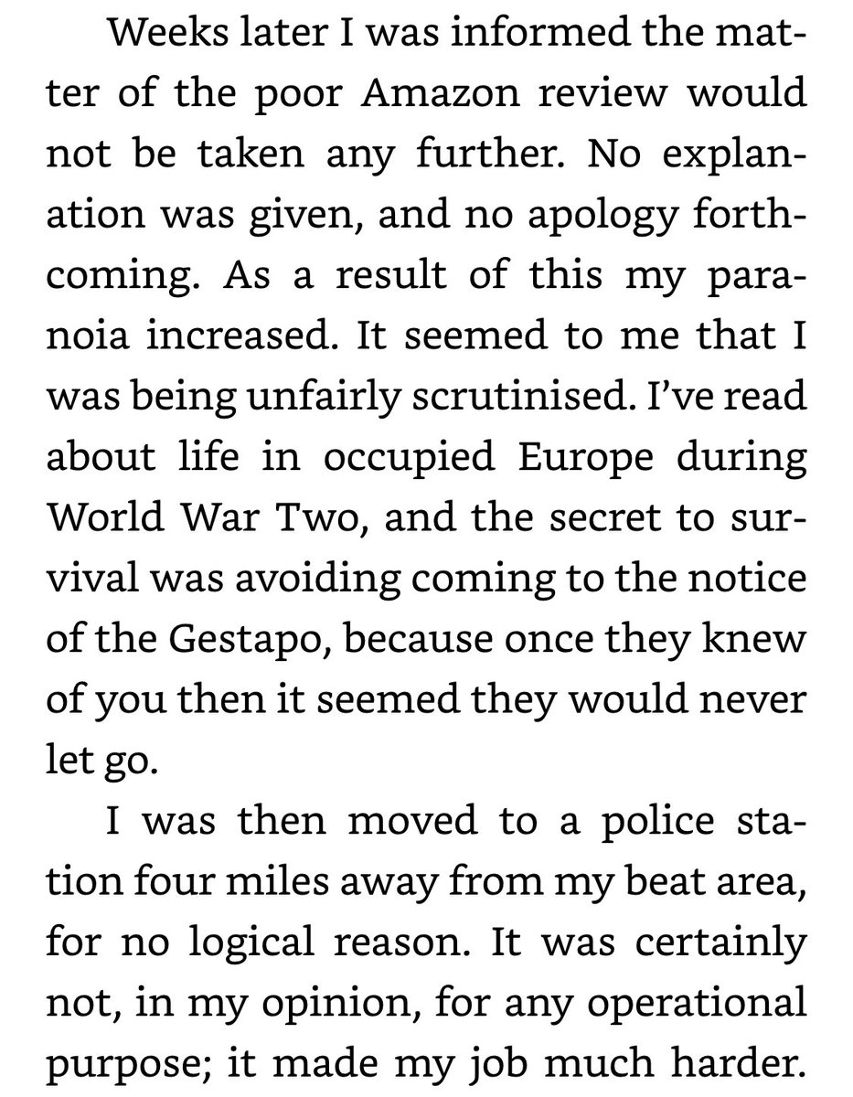 famously the Gestapo used to make people work four miles away from their regular office