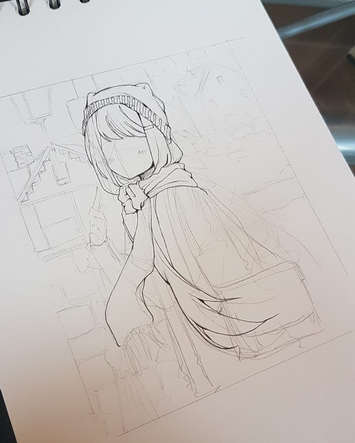 tac_toki's tweet photo. #Inktober2020 Day•6 Nopperabou 👻 a bit late >\\<
#tactokisinktober2020 #inktober #nopperabou #traditionalart #multiliner https://t.co/KycJqlBue2