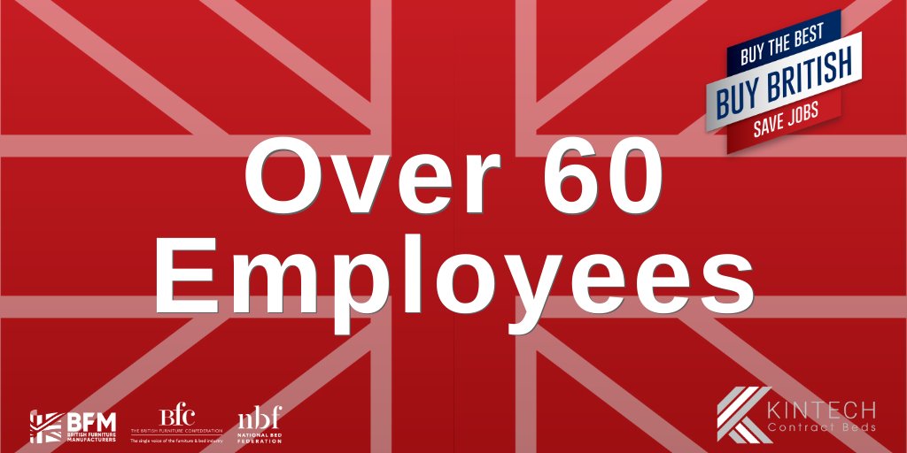 We employ over 60 people within our offices and factory/warehouse.

#BuyingBritish benefits our economy and helps to save UK jobs that are potentially at risk due to Covid-19 pandemic. 

#BuyBritishFurniture #UKManufacturer  #MetalBeds #ContractBeds #BuyLocal #BuyBritish