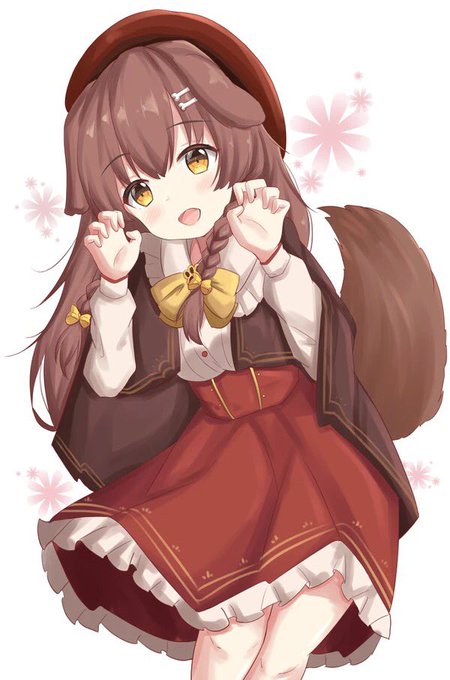 #みんなの推しの初描き絵と最近の絵を見せて欲しい
去年の年末と最近描いたころねちゃん🥐🥐🥐 