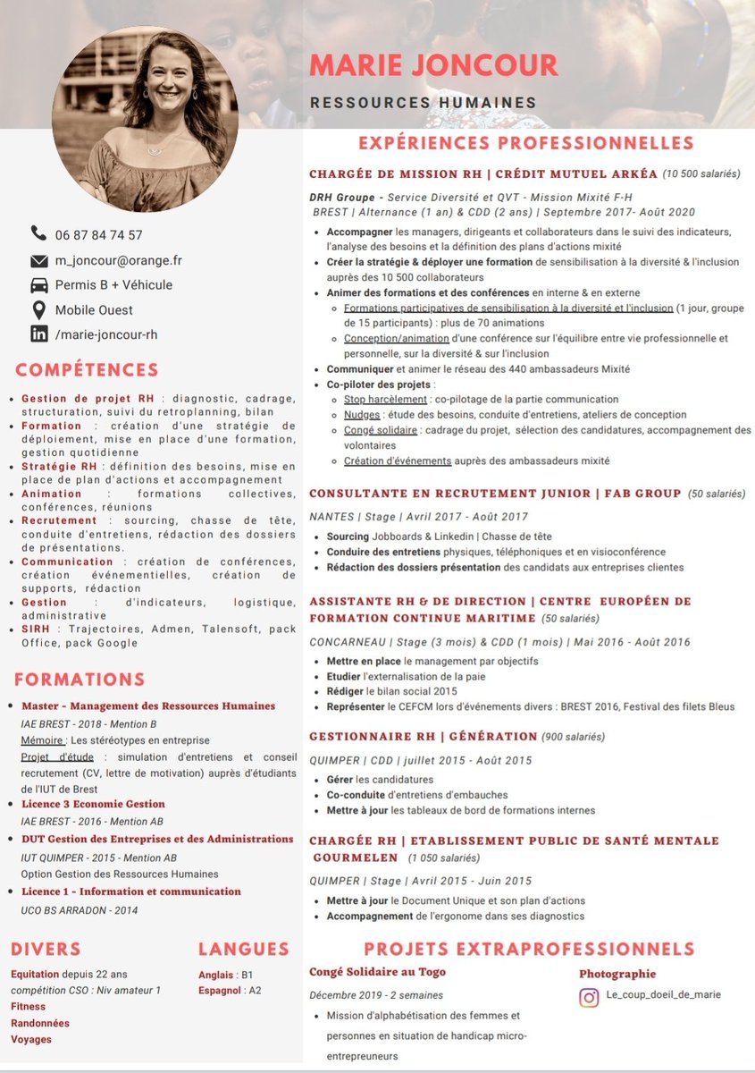 Marie J (@joncour_m) on Twitter photo ⚠️ À la recherche d'une nouvelle aventure RH ⚠️
Après 3 ans riche au sein de l'équipe #mixiteinside du <a href="/cmarkea/">Crédit Mutuel Arkéa</a> et diplômée d'un Master RH je recherche une nouvelle opportunité 👀
Partant.e pour m'aider à écrire un nouveau chapitre ? 😊
#rechercheemploi #Career #RH ⚠️ À la recherche d'une nouvelle aventure RH ⚠️
Après 3 ans riche au sein de l'équipe #mixiteinside du <a href="/cmarkea/">Crédit Mutuel Arkéa</a> et diplômée d'un Master RH je recherche une nouvelle opportunité 👀
Partant.e pour m'aider à écrire un nouveau chapitre ? 😊
#rechercheemploi #Career #RH