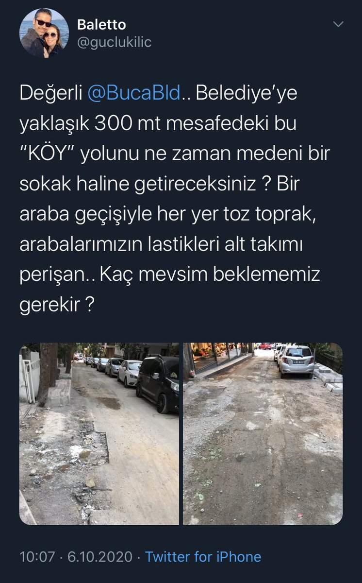 guclukilic's tweet photo. Umudum sizde @izmirhim 👍 Zira @BucaBld adam yerine koyup bir yanıt bile vermedi.. Bunu çözmek çok da zor olmasa gerek.. https://t.co/qeVOLm38P9