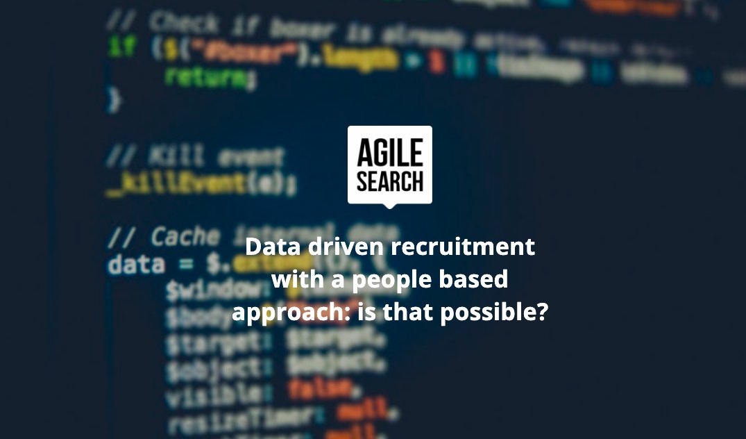 Is it possible to combine #DataDriven #recruitment with a #people-based approach? 

🌟 Feel free to share your ideas and comment on our blog: agilesearch.io/blog/data-driv…