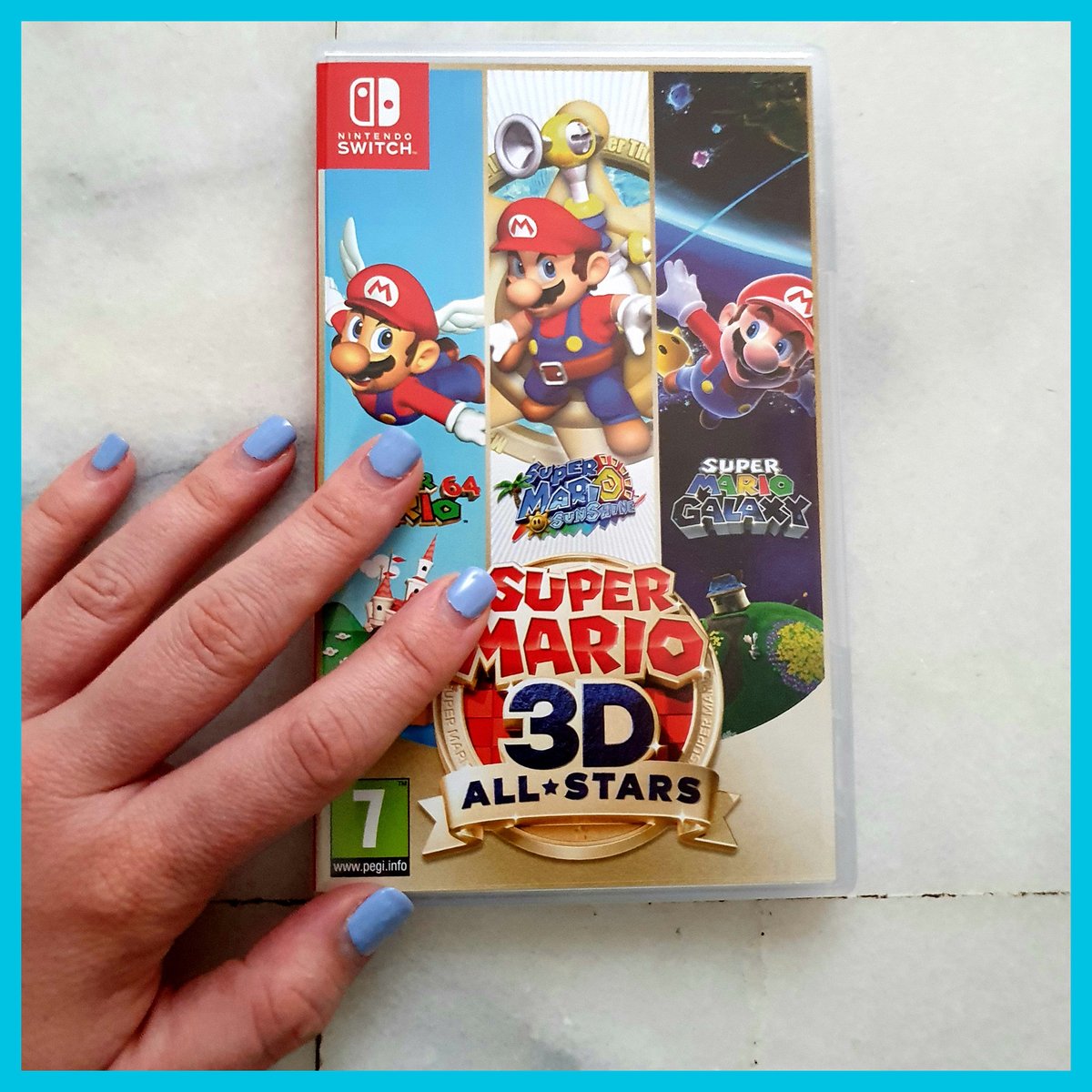 Lupinvalle's tweet photo. He adquirido para la #Switch "Super Mario 3D All Star", un recopilatorio para los más nostálgicos.💙
1️⃣ Super Mario 64. Mi primer juego de Mario. 
2️⃣ Super Mario Sunshine. Mi favorito. 🔝
3️⃣ Super Mario Galaxy. Tengo que darle otra oportunidad. 😉

🎮 https://t.co/VnsSQdneUq https://t.co/LQWqrRxXWa