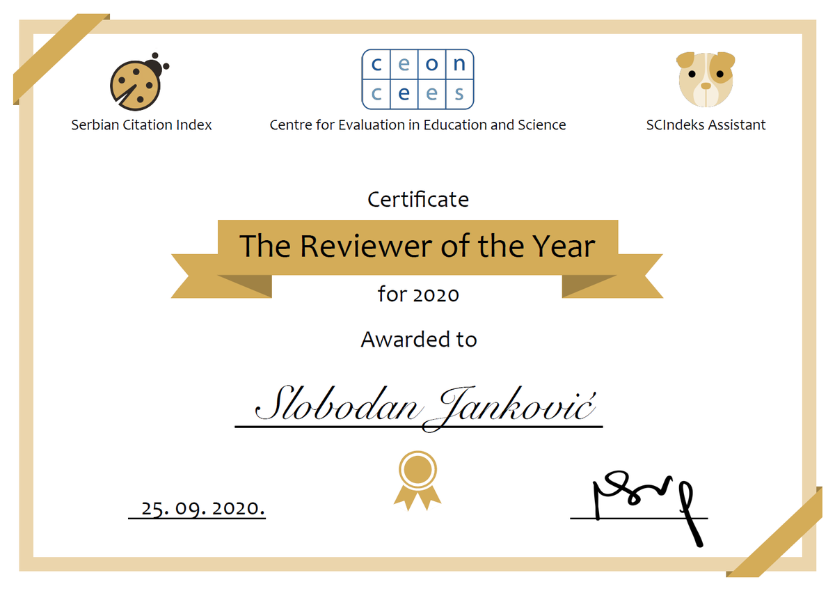 CEONCEES's tweet photo. @CEON/CEES celebrated #PeerRevWk20 by awarding reviewers: https://t.co/Mh0Owhs0Ej
#peerreview #SCIndeks #OpenAccess #awards @PeerRevWeek https://t.co/SdyfUc3I9i