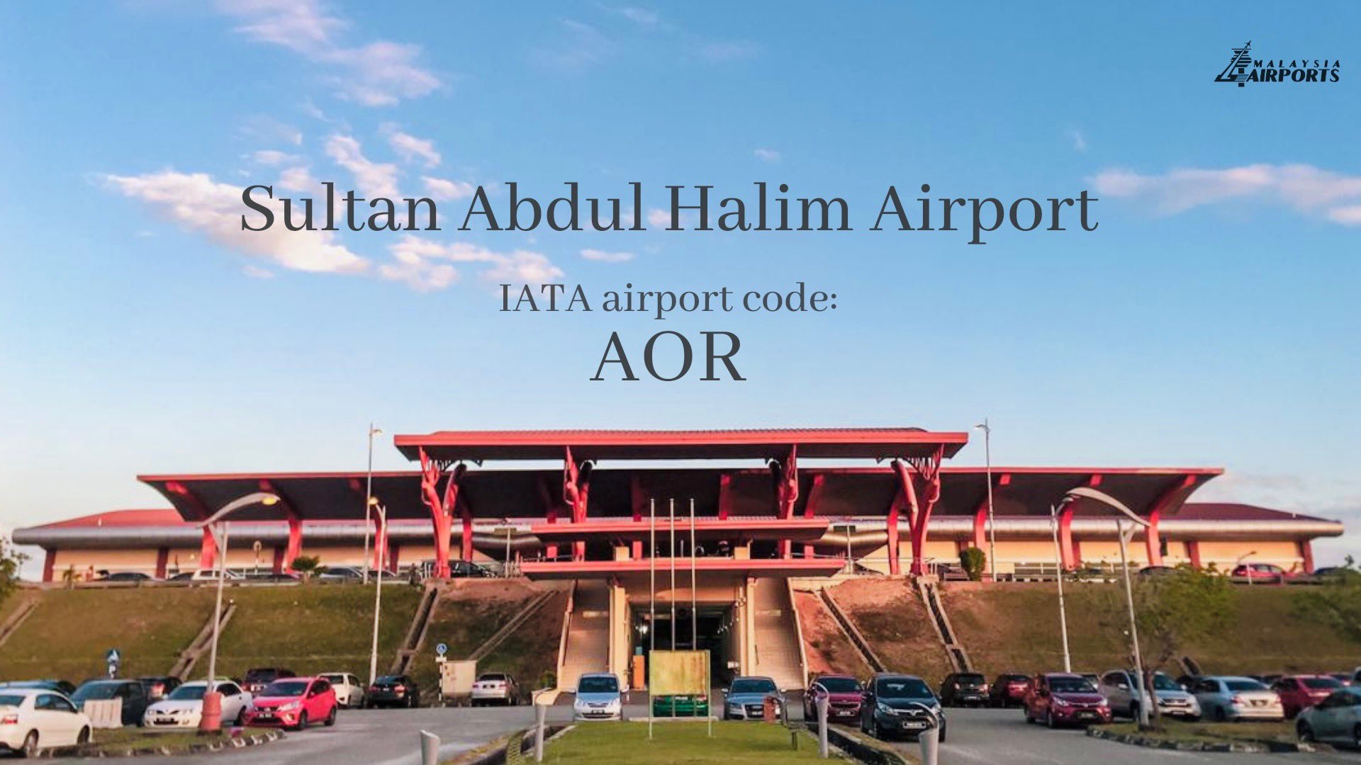 Malaysia Airports En Twitter The Iata Code For Sultan Abdul Halim Airport In Alor Setar Is Aor The Airport Mainly Serves The States Of Kedah And Perlis Apart From That The Royal
