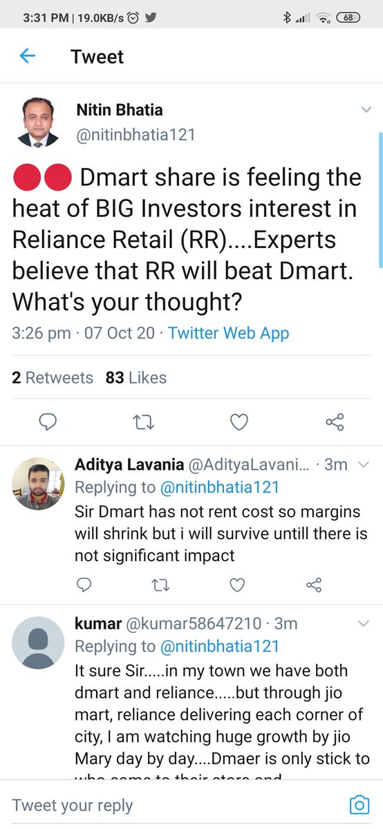 Inspira46434295's tweet photo. @Wise__Trader ab tula kya reliance buy kar rha he kyu nazar laga rha he tkle agar Tu buy karega to fir reliance niche aa jayega kyu ki teri strategy 90% time loss making hoti he bhai reliance ko bachne de https://t.co/Sp9HTMMLS7