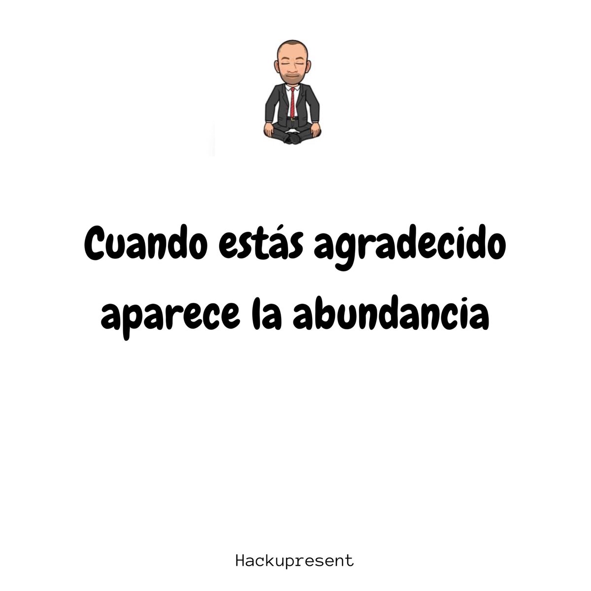 hackupresent's tweet photo. Sentirse feliz rara vez depende exclusivamente de uno mismo. Estar en paz sí #hackupresent #graciasatodos https://t.co/eoXqspj5BI