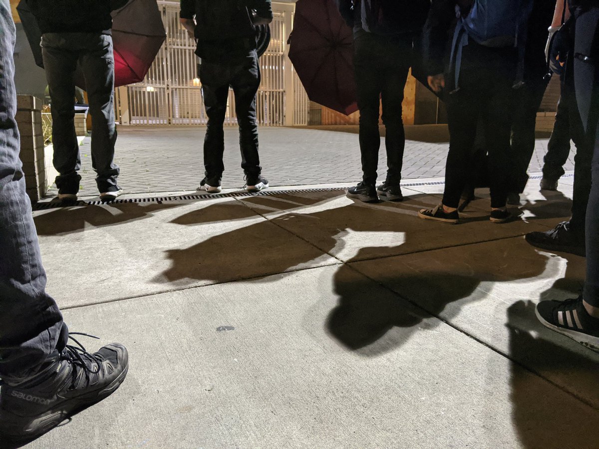 Shield wall moves up. Traditionally this has not been a great tactic, since the feds like to circle from the road to the West before opening the gates