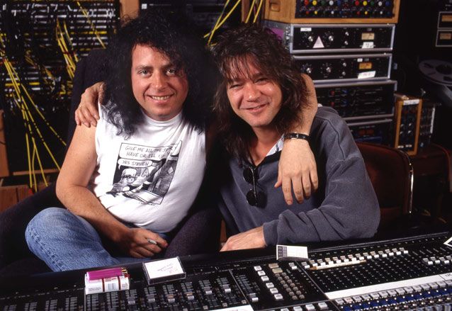 5/8The iconic guitar riff to Michael Jackson's 'Beat It' was by Steve Lukather of Toto and the blistering solo was by EVH.Legend has it that when Quincy Jones called EVH and said MJ wants to talk, EVH called it a prank and slammed the phone down! Quincy had to call again!