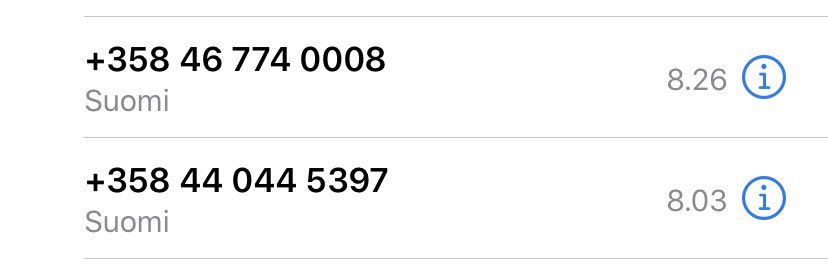 Ja siis jälleen feikattu puh numerot. Toka soitto tuli tosiaan heti perään, ei taida  #RikollisCRM olla ajan tasalla, nyt varmaan mulla  #VIP-status, kun Markku on mulle dedikoitu. Kiirettä tuntui taustalla olevan, vaikka sanoi koronan takia työskentelevänsä Washingtonissa kotoa.