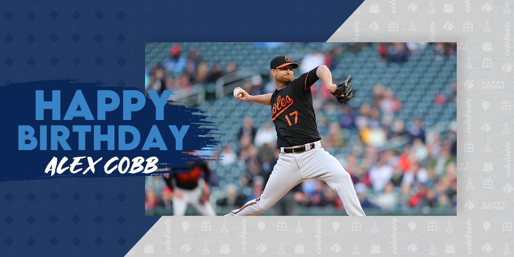Happy Birthday Alex Cobb! 