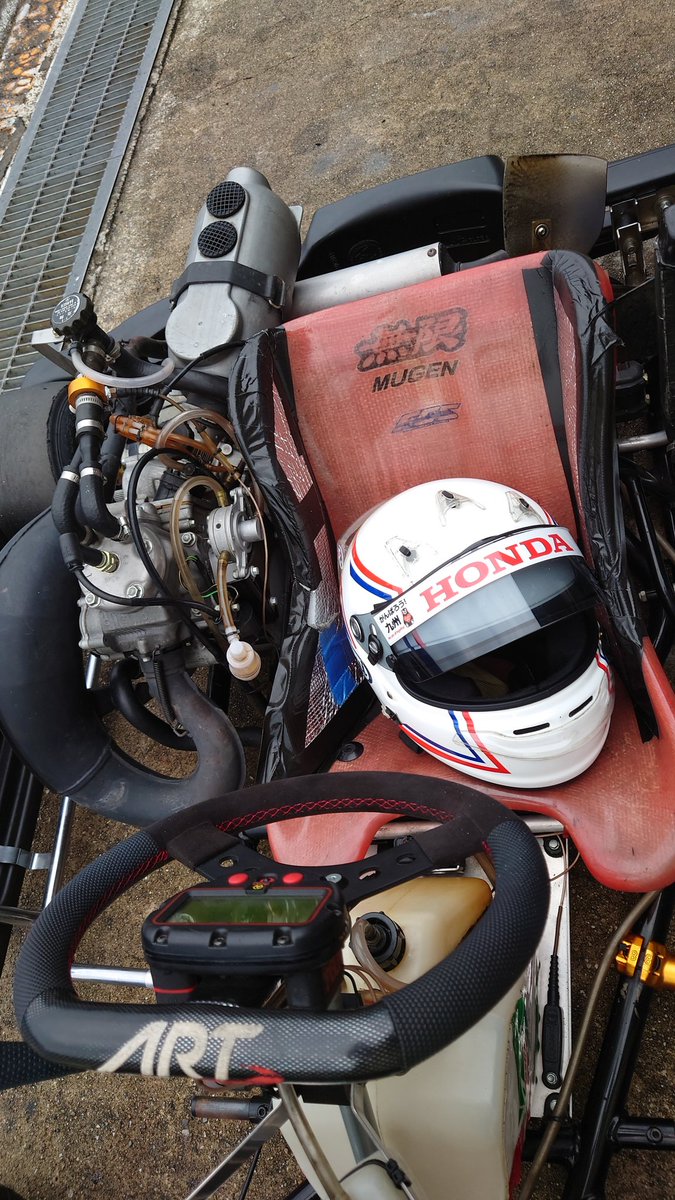 懐かしの無限3ペダルミッションカート。あの頃の貪欲な気持ちを忘れる