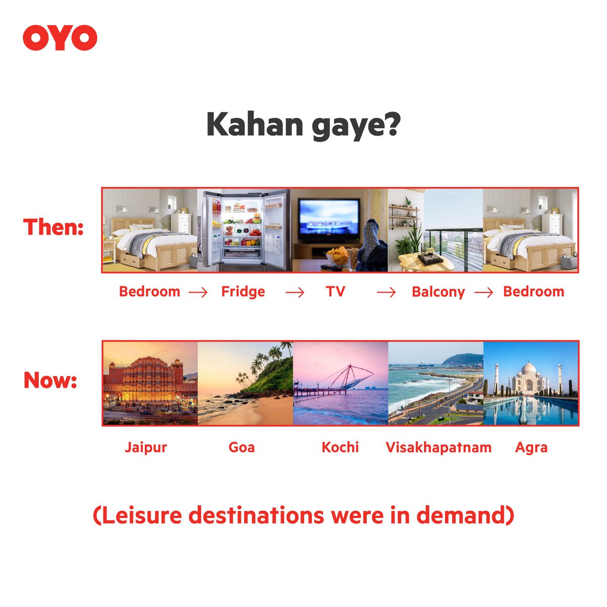 oyorooms's tweet photo. India was on a #GhumoFiroOYO trip over the 2nd Oct long weekend. We hope you had a Whatta Wow Weekend too 😎

Click here for all the deets: https://t.co/eBdg2fLxXa

#LongWeekendDoneRight #GandhiJayanthi #SanitisedStaysAtOYO #OYOForSafeStay #RahoSafe #RahoMast https://t.co/XlaAsRtutc