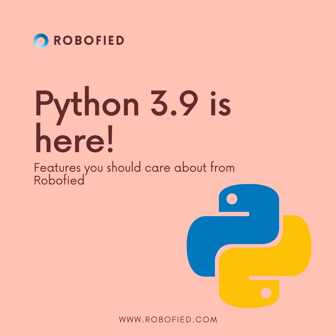 codek_tv's tweet image. New Features in Python 3.9
☞ morioh.com/p/e694d6087327
#morioh #python #webdevelopment #machinelearning #programming #developer