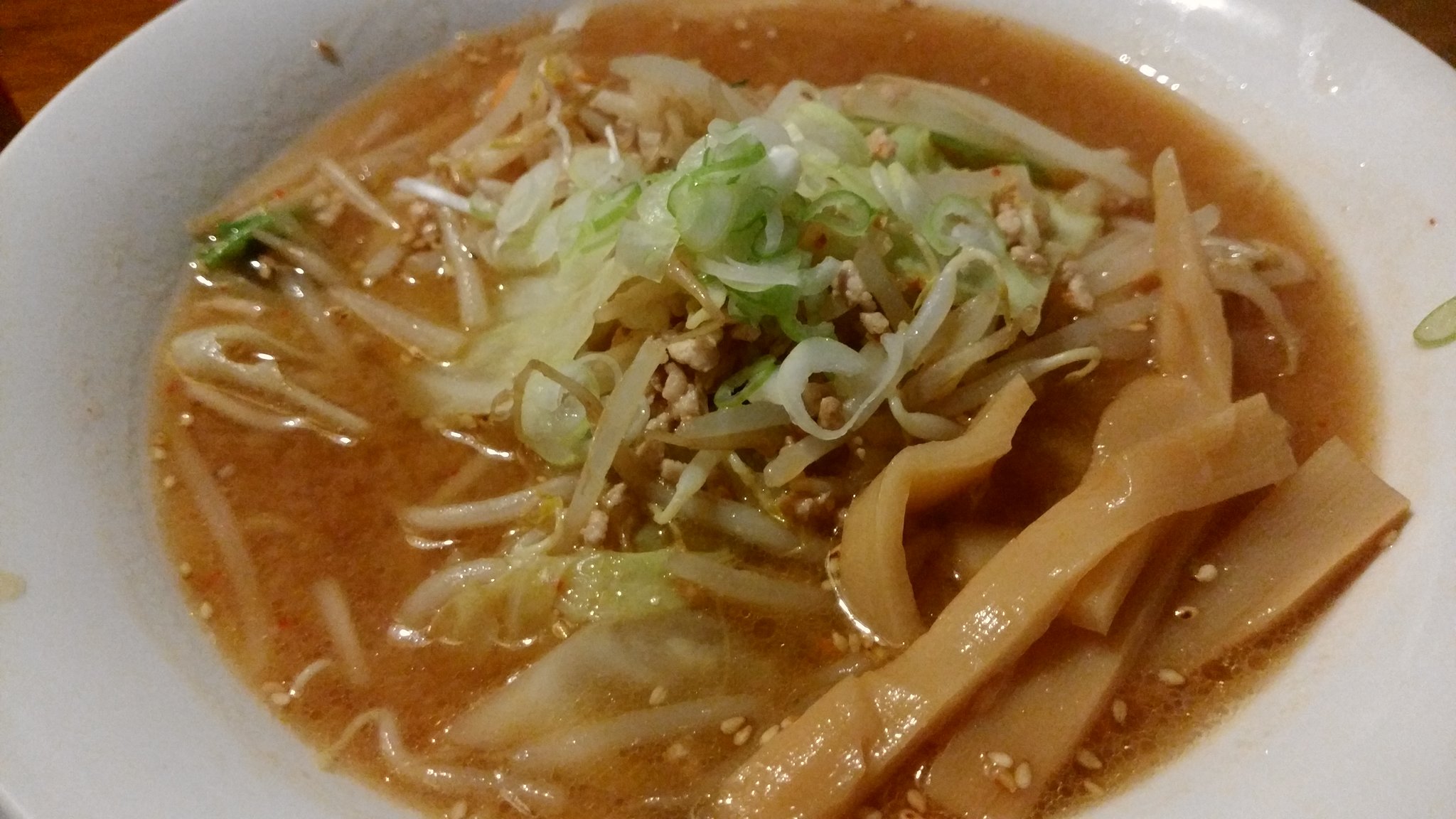 楽我道 盛岡市 大たる 中華そば 380 みそラーメン 480 私はみそラーメンを頂きました 野菜 ひき肉が入っていてお値段以上でした 美味しかったです
