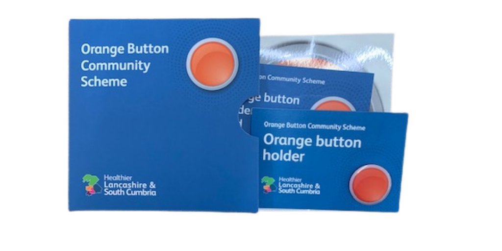 HealthierLSC's tweet image. Planning on wearing or displaying your OB this week? #ShowUsYourOrangeButton and tell us why you’re a part of the scheme.

Find out more about the Orange Button Scheme here - healthierlsc.co.uk/orangebuttonsc…

 #OrangeButtonCommunity #ShowUsYourOrangeButton