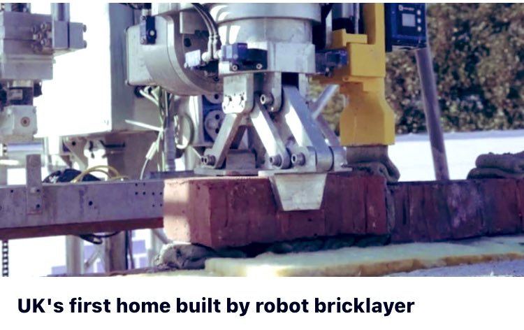 Grimesygrimes's tweet image. ROBO BRICKIE; UK’s first home built by robot bricklayer..
#RobotBricklayer #Construction #Automation #Residential #Trades #news  
constructionenquirer.com/2020/10/06/uks…