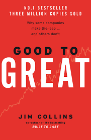 Good to Great by Jim C. Collins describes how companies transition from being good companies to great companies, and how most companies fail to make the transition.