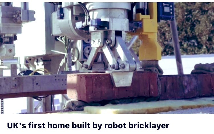 grimesltd's tweet image. ROBO BRICKIE; UK’s first home built by robot bricklayer..
#RobotBricklayer #Construction #Automation #Residential #Trades #news  
constructionenquirer.com/2020/10/06/uks…