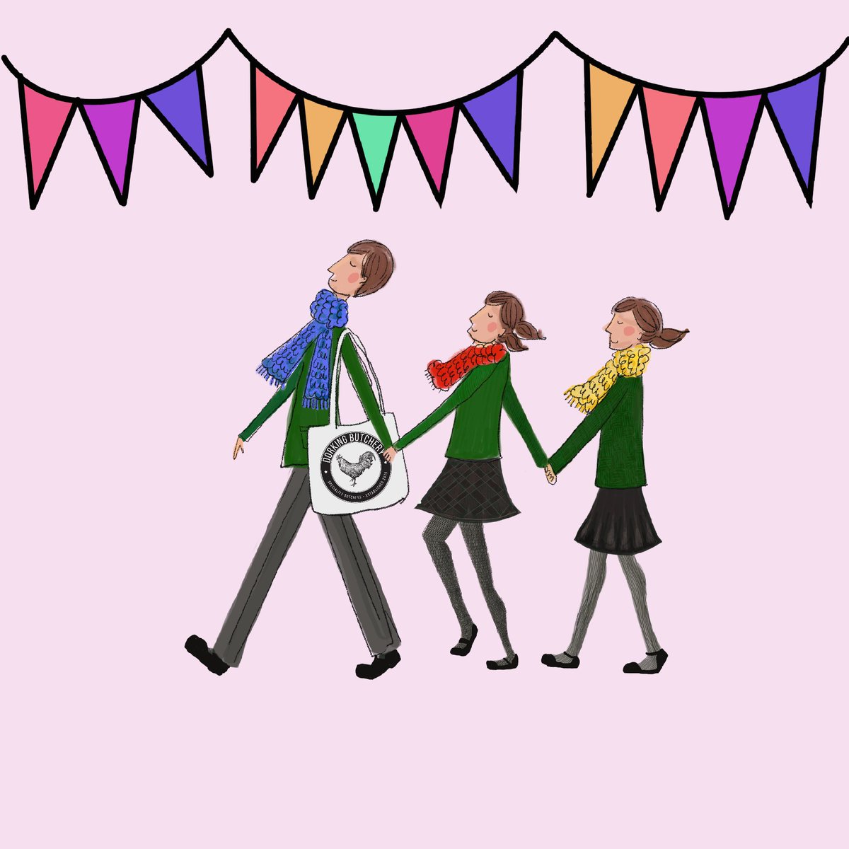 Good morning it’s another day of #walktoschoolweek! Thank you to <a href="/dorkingbutchery/">The Dorking Butchery</a> for joining us &amp; supporting us!

Why do you love to walk to school? Let’s work together to create a safe, controlled pedestrian crossing so walking to school at Chalkpit Lane is safe and easy. 💚
