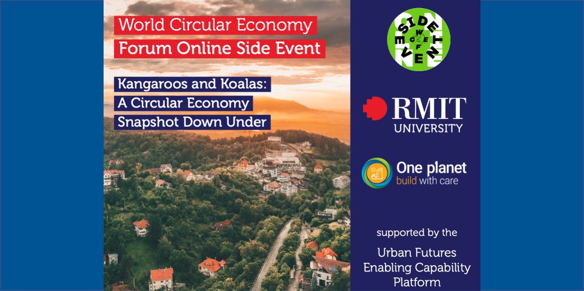 One Planet - Sustainable Buildings & Construction (@oneplanetsbc) on Twitter photo Today at at 7:30pm AEDT! rmit.edu.au/events/2020/oc… <a href="/RMIT/">RMIT University</a> #WCEFonline #circulareconomy #BuildCircular Today at at 7:30pm AEDT! rmit.edu.au/events/2020/oc… <a href="/RMIT/">RMIT University</a> #WCEFonline #circulareconomy #BuildCircular