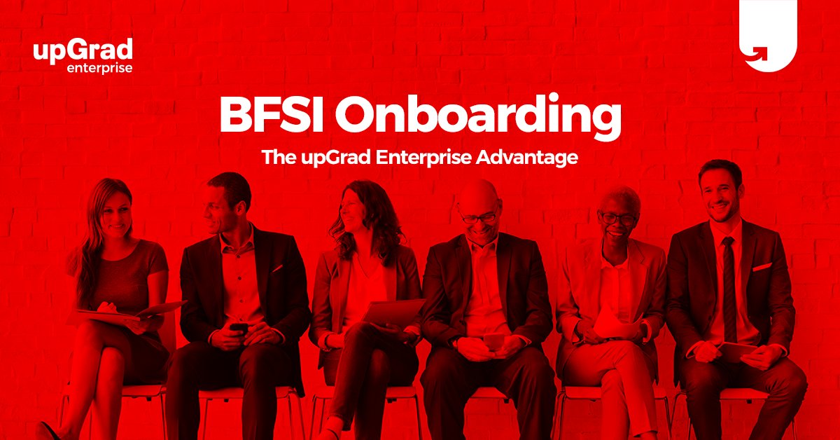 upGradBiz's tweet image. At upGrad Enterprise, we are excited to launch our BFSI focused upskilling initiative. From industry specific onboarding for freshers to top executive programs, we&apos;ve got you covered! Reach out to get the BFSI advantage upgrad.com/enterprise

#BFSI #Onboarding #Digital #Banking