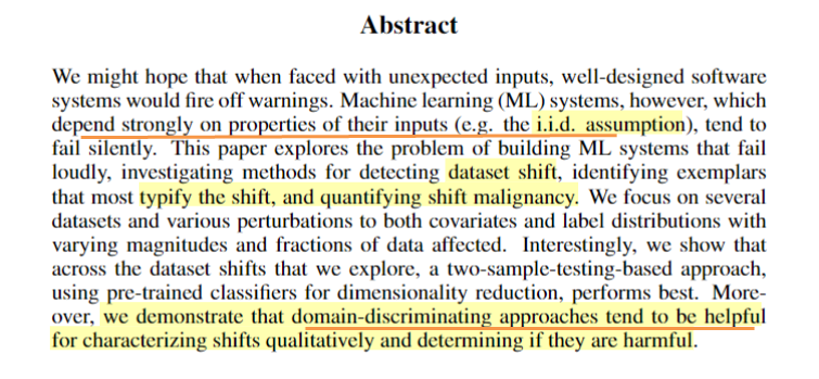 semanticbeeng's tweet photo. "#ML systems which depend strongly on properties of their inputs (i.i.d. assumption) tend to fail silently; in practice; #ML pipelines rarely inspect incoming data for signs of #distributionShift"
#NonStationaryLearning #ModelRisk
#MachineLearningEngineering
Beyond "#MLOps" https://t.co/OSRI5I4L2Y