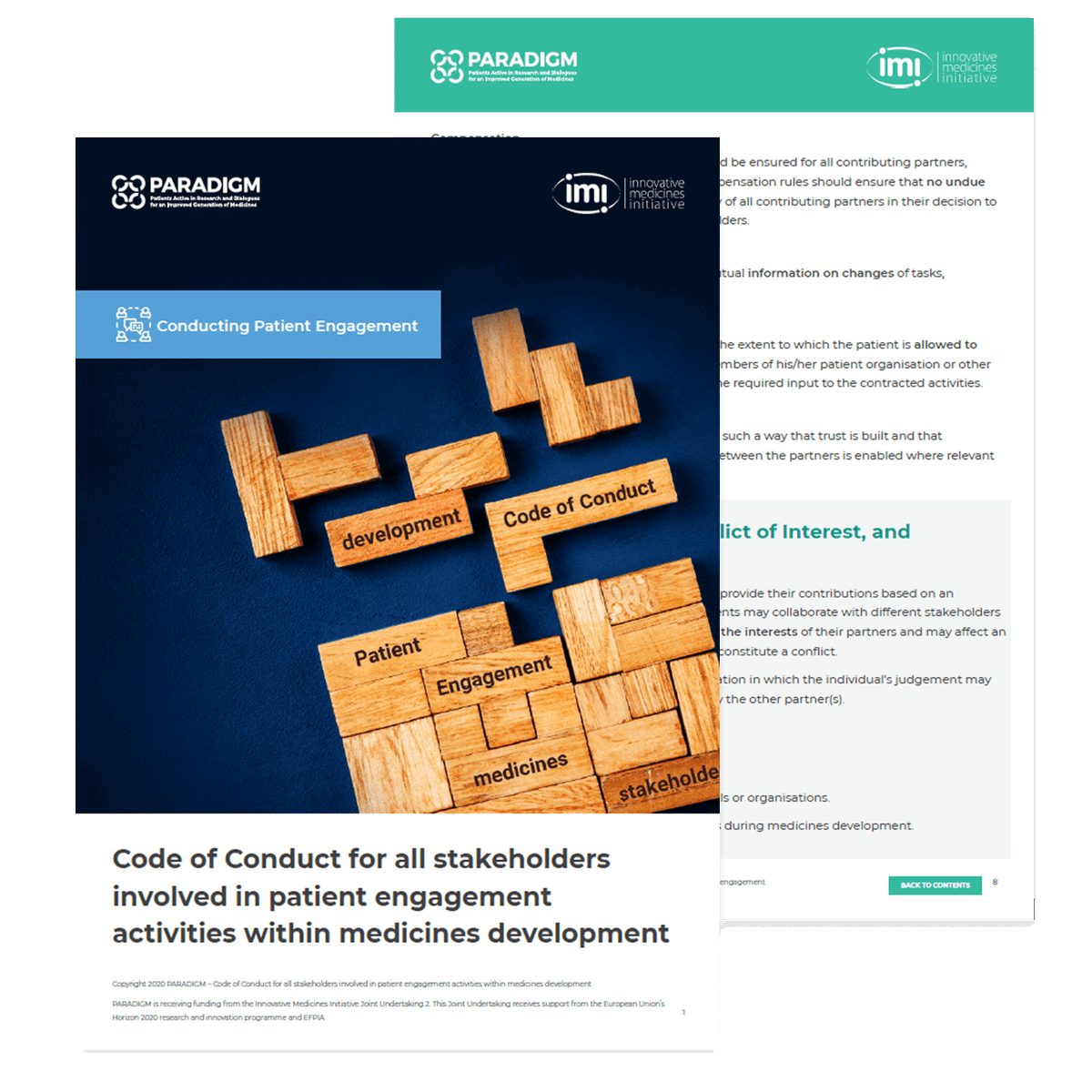 imi_paradigm's tweet photo. A rulebook for everyone: Why a new code of conduct was needed for patient engagement?
We answer this question in our last blog article and you can find the code of conduct in our PE Toolbox
👉https://t.co/WUc7gR9n6h
@EFPIA @eupatients @PFMDwithPatient @IMI_PREFER @EFGCP @EATGx https://t.co/sNaIIpoWXy