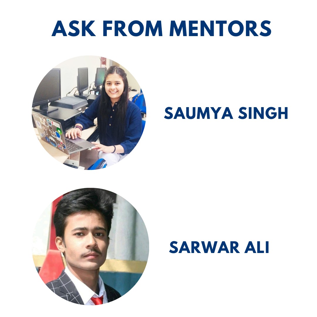 IntrepidGeeks's tweet photo. A mentor is someone with which you can develop a long-term relationship that is centered around building the mentee's growth and development.😃

Introducing you to the mentors of the Community @IntrepidGeeks🌟 

#intrepidgeeks #mentorship #engineering #mentors #community #college https://t.co/BBAJPPzeMC
