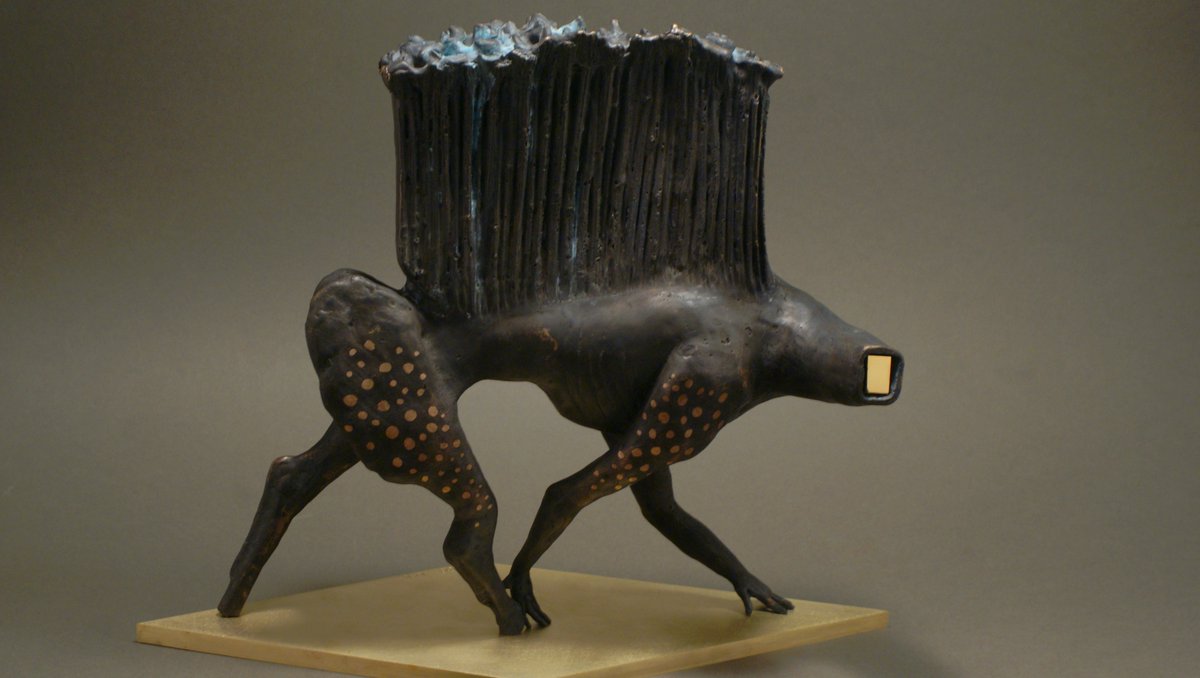 Fantastic #bronze beast by #artist Gediminas Endriekus.
.
#art #sculpture #sculptureart #gallery #artgoda