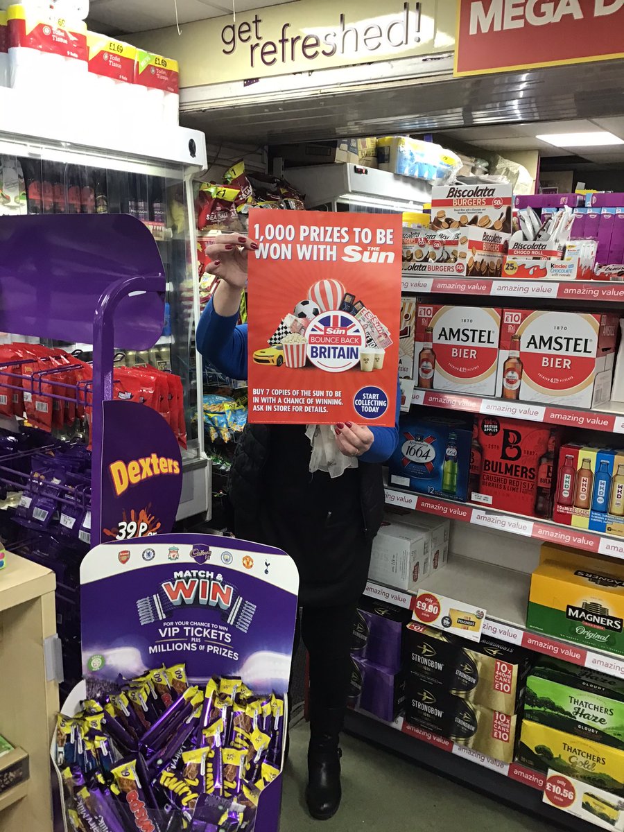 AndyTheSun1's tweet photo. First customer to receive his loyalty card @TheSun. The Customer says it’s a fab idea to try and bring back some normality. @NewsUKRetail #BounceBackBritain https://t.co/R0nPReVNpk