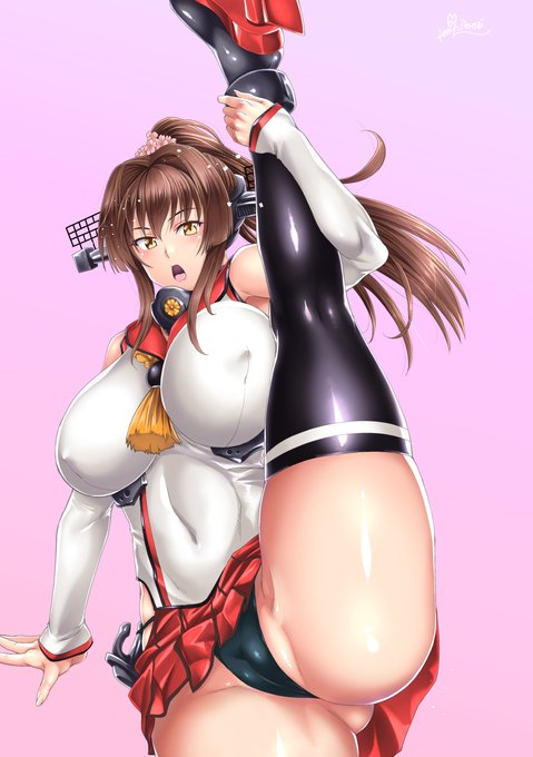 大和でI字バランス落書き 