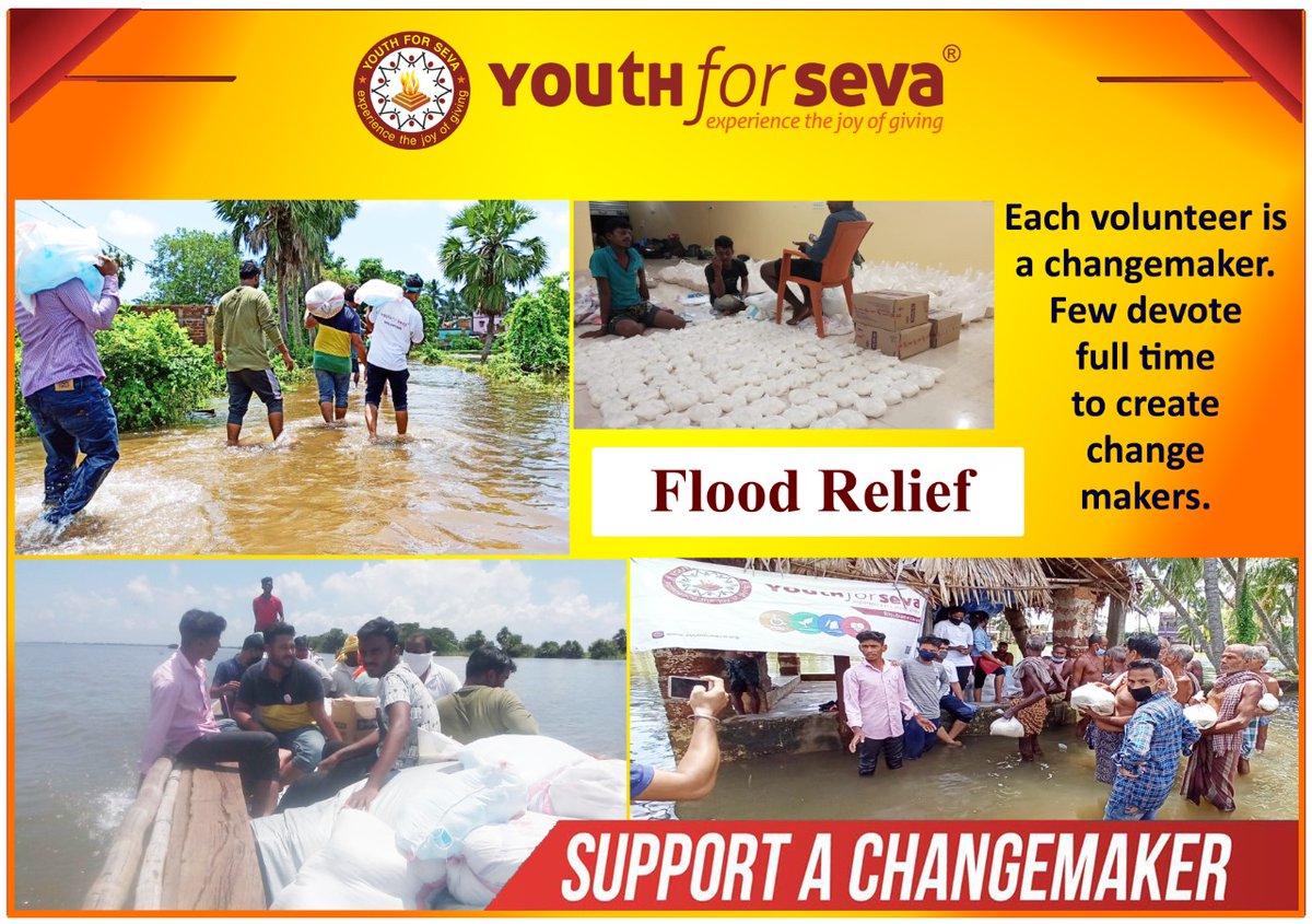 SubratSkp's tweet photo. Each volunteer is a change maker. Few devote full time to create change makers.

Link for Registration:

[https://t.co/L8IDOIGFVF](https://t.co/L1vB5fiqFU)

#virtualmarathon #sweatforacause #youthforseva #floodrelief #Odisha #YFSBhubaneswarChapter #ProudVolunteer https://t.co/qbSqDv7mGh