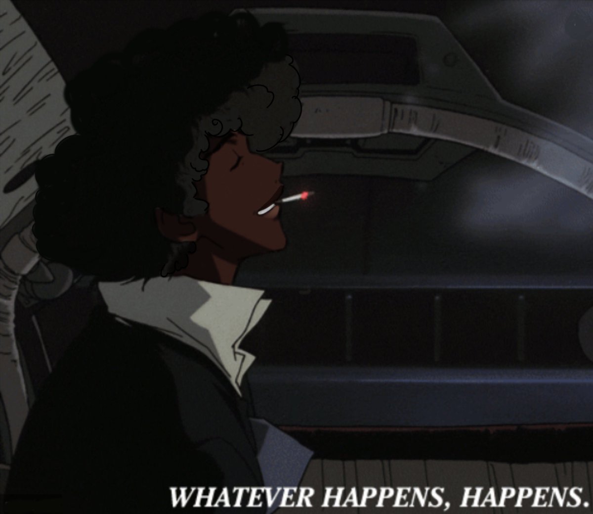 See you space Cowboy... #blacktober #CowboyBebop
