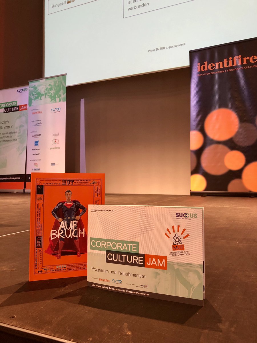 #MUT - Treibstoff der Transformation beim #ccjam #MutBuch #CorporateCultureJam2020