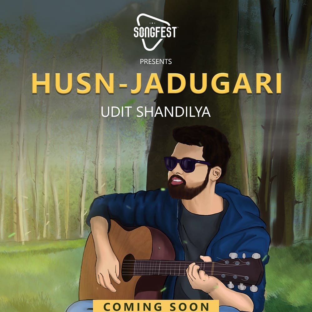 SongfestIndia's tweet photo. Guys!! Songfest presents @UditShandilya1 with his new single  Husn-Jadugari! Stay tuned to find out more #HusnJadugari #UditShandilya #musicindia #indimusic #comingsoon #romantic #love #romanticsong #lovesong #supportindimusic #supportindisongs #youtube #songfestindia #songfest https://t.co/1yXZwaLdfs