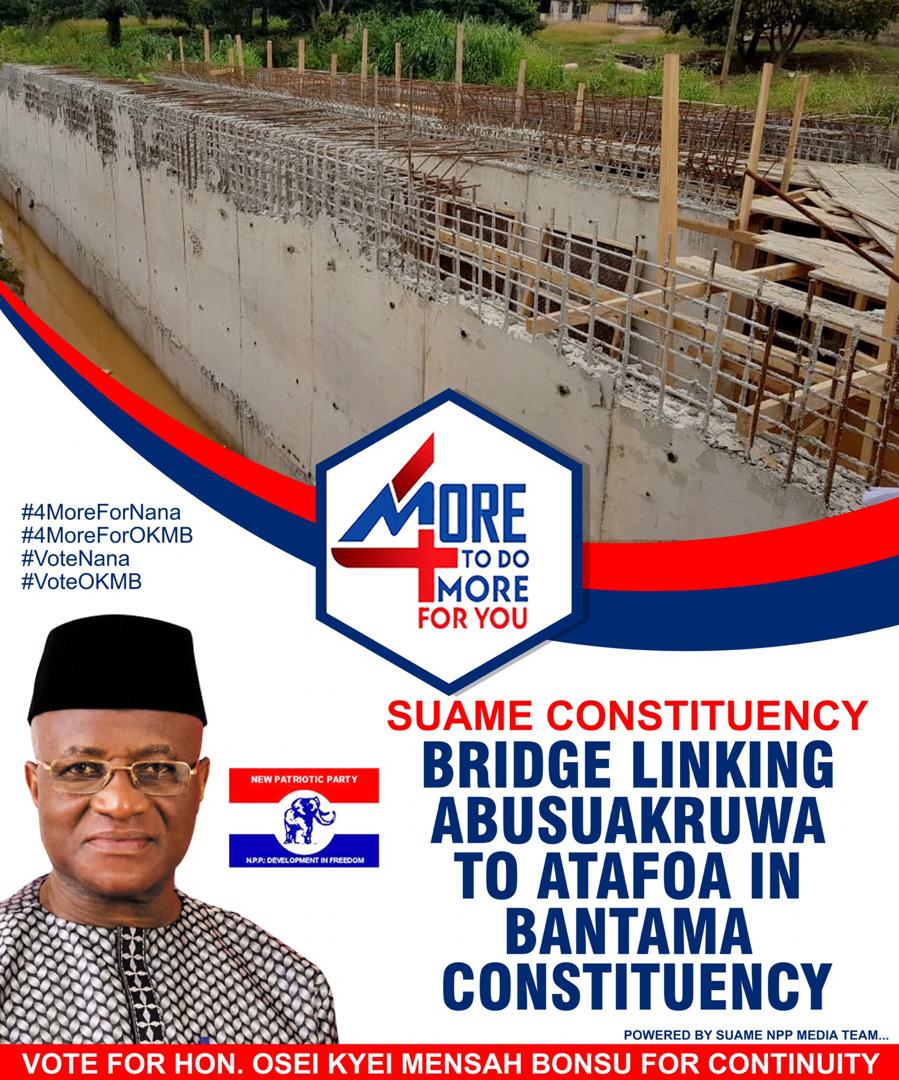 NppSuame's tweet photo. Projects by the member of Parliament Hon. Osei Kyei Mensah Bonsu.

Let's win together on December 7th
#4MoreToDoMoreForYou
#4MoreForNana
#4MoreForOseiKyeiMensahBonsu
#VoteNana #VoteOKMB
#nppsuamemedia https://t.co/iSZzETREQO