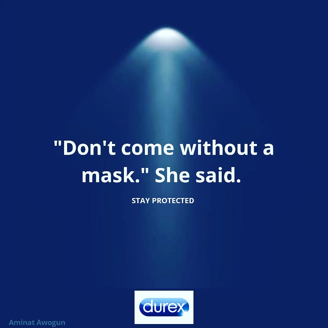 _Moreni_'s tweet image. Brand Ad Challenge : Day 4 with Durex. 
#brandadchallenge #copywritingchallenge #25daysof creativity
