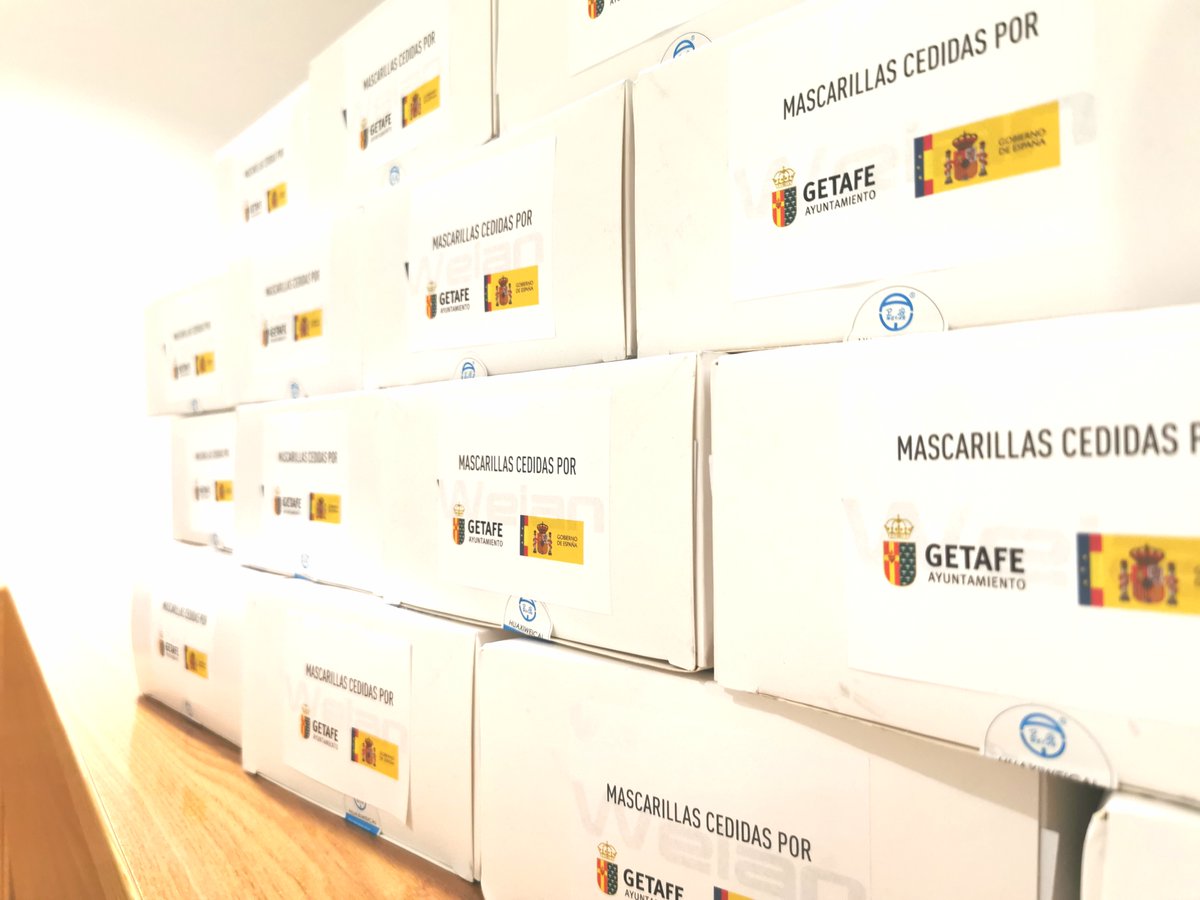 aytogetafe's tweet photo. #Getafe reparte otras 50.000 #mascarillas a familias vulnerables

➡️https://t.co/ngz6I7nqX2 https://t.co/Jk6Wv1rCOD