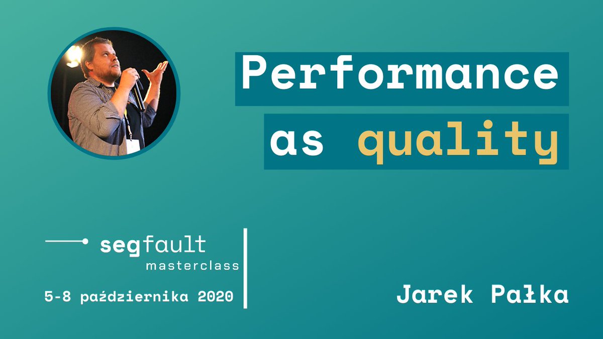 symentis_pl's tweet photo. Dziś widzimy się o 15.00! Oczywiście podczas #segfaultmasterclass . Pamiętajcie o pytaniach do @j_palka !
Więcej na temat prelekcji Jarka znajdziecie pod linkiem. 👇
https://t.co/UoxeIEfHiR
Do zobaczenia! 😉
#IT #segfault #masterclass https://t.co/PY7KoUswS1