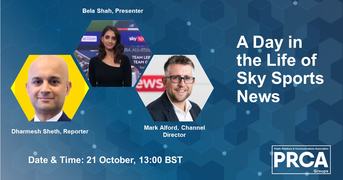 PRCA_HQ's tweet photo. Join @DukeJim and the #PRCAsports Group as they welcome some big names from @SkySports News.
Book now: https://t.co/39YsKSk242 https://t.co/3XMShU1jW7